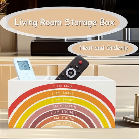 Boho Rainbow Ebordations Eversipations Pen Pency Pency For School Classroom Desk ، أنا طيب شجاع Smart Smart Inspiration Makeup Brush Holder منظم للحمام الغرور in Kuwait