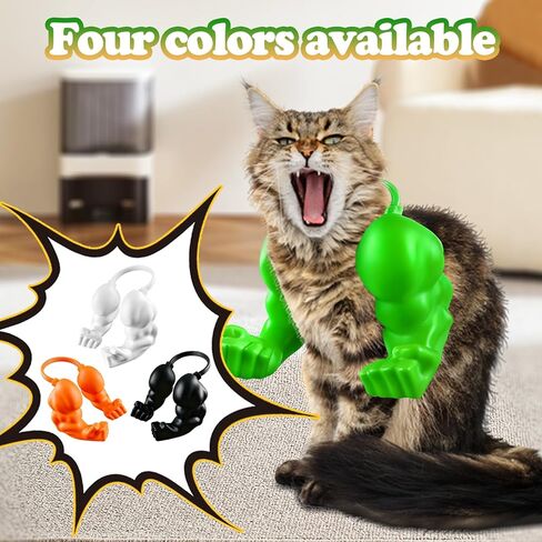 سلاح عضلات القطط المضحكة ، ذراع رقبة القط ثلاثية الأبعاد مع العضلات ، ملحق أزياء القطط في عيد الهالوين للباس الحيوانات الأليفة ، تأثيري ، حفلات وصور (أسود) in Kuwait