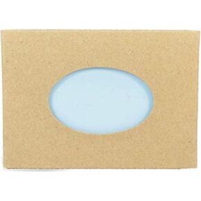 Crafter's Choice Kraft Square with Round Window Soap Box - Homemade Soap Packaging - 100% Recycled Materials - Made in USA! - 50 Pack in Kuwait