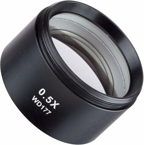 AmScope ZM03 0.3X Barlow Lens For ZM-Series Stereo Microscope Heads, 48mm Diameter Mount in Kuwait