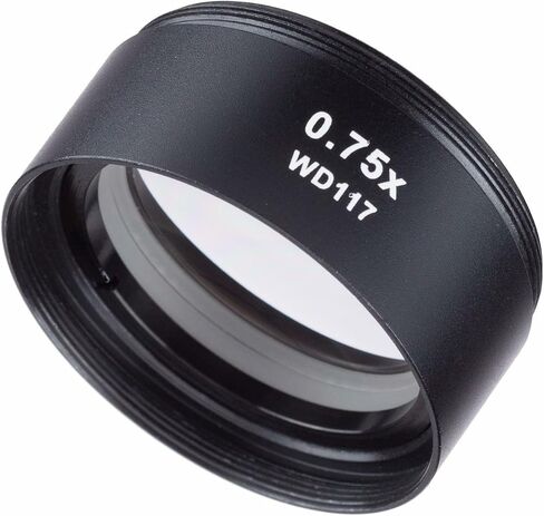AmScope ZM03 0.3X Barlow Lens For ZM-Series Stereo Microscope Heads, 48mm Diameter Mount in Kuwait