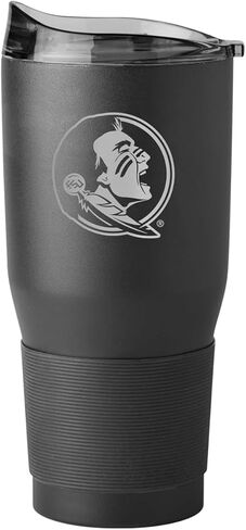 معطف مسحوق ممتاز بجدار مزدوج من الفولاذ المقاوم للصدأ NCAA 30oz Ultra Travel Tumbler (Ohio State Buckeyes، أسود) in Saudi Arabia