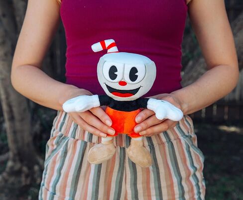 Cuphead Ms. CHALICE 8 بوصة جامع لعبة أفخم | حيوان محشو لينة للعناق | مرخص رسميا التحصيل in Kuwait