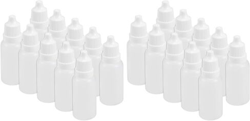 uxcell Plastic Dropper Bottle, 100ml/3.4oz Small Mouth Drop Bottles Empty Squeezable Liquid Dropper Bottle 10pcs in Kuwait
