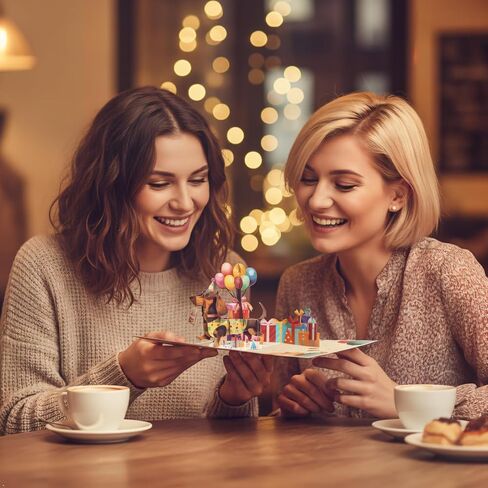 البالون dachshund يطفو على تشغيل بطاقة تهنئة عيد ميلاد سعيد ، هدية الحب المثالية للبالغين والأطفال مع ملاحظة فارغة ومغلف ، احتفال قابل للطي لابنته ، الابن ، أمي ، أبي ، صديق ، أطفال in Saudi Arabia