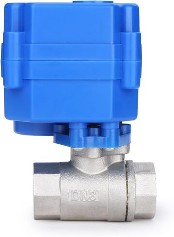 U.S. Solid Motorized Ball Valve- 1/4inches Stainless Steel Electrical Ball Valve with Full Port, 9-24V AC/DC and 3 Wire Setup by U.S. Solid in Saudi Arabia