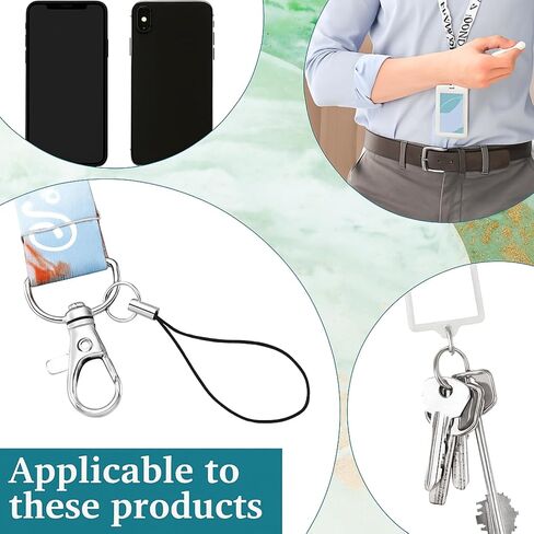 24 Pcs Thank You Appreciation Gifts for Coworkers Lanyards for ID Badges Marble Wristlet Strap Neck Key Chain Holder with Inspirational Quote for Employee Nurses Teachers Party Favors in Saudi Arabia