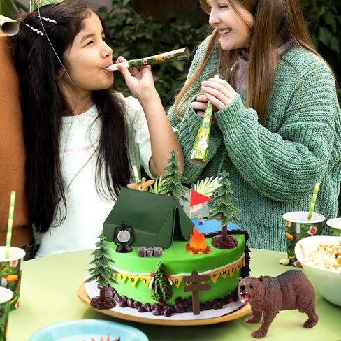 Hooqict 21 Pieces Golf Cake Decorations with Mini Cart, Ball, Clubs, Red Flag Golf Cake Toppers & Cupcake Toppers for Men Sports Themed Birthday Party Decorations Supplies in Kuwait