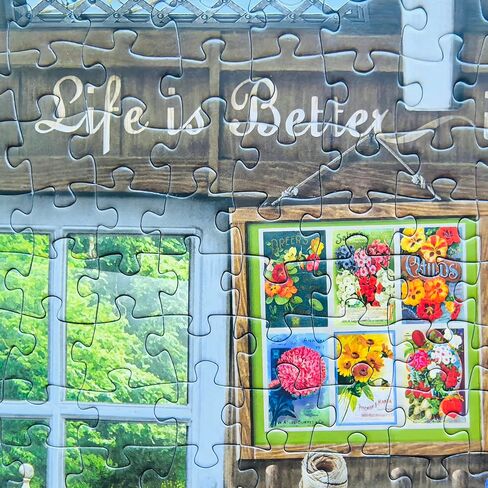 500 Piece Puzzles for Adults - 21" x 15" Jigsaw Puzzles - Difficult Puzzles for Adults Challenging - Purrfect Picnic in Saudi Arabia