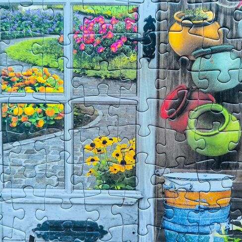 500 Piece Puzzles for Adults - 21" x 15" Jigsaw Puzzles - Difficult Puzzles for Adults Challenging - Purrfect Picnic in Saudi Arabia