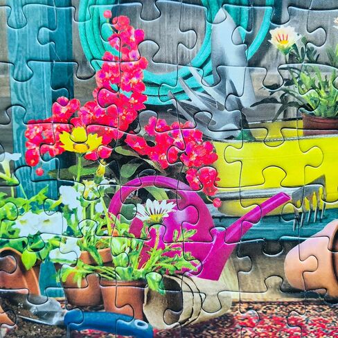 500 Piece Puzzles for Adults - 21" x 15" Jigsaw Puzzles - Difficult Puzzles for Adults Challenging - Purrfect Picnic in Saudi Arabia