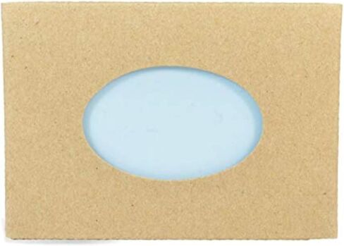 Crafter's Choice Kraft Square with Round Window Soap Box - Homemade Soap Packaging - 100% Recycled Materials - Made in USA! - 50 Pack in Kuwait