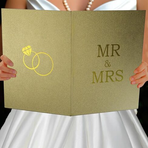 بطاقة زفاف كبيرة ، بطاقة تحية MR و MRS ، بطاقات دش الزفاف الذهبية السوداء تهنئة بطاقات المشاركة ، دش الزفاف ضيف كتاب لزخارف الحفلات in Kuwait