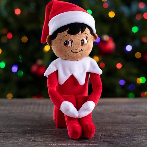 The Elf on the Shelf Plushee Pals - 17-inch The Elf on the Shelf Scout Elf Plush Toys - Huggable and Lovable Blue Eyed Girl Stuffed Elf Plush in Saudi Arabia