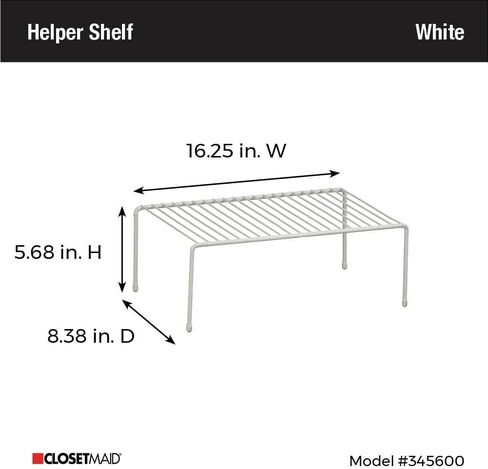 ClosetMaid 53456 Large Shelf, Chrome 8.38 x 16.25 x 5.68 inches in Kuwait