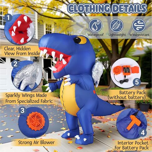 inflatable dinosaur costume in Saudi Arabia