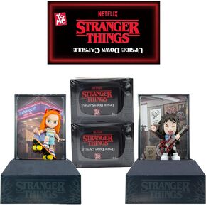 YuMe Official Stranger Things Upside Down Mystery Capsules شخصيات مجسمة بضائع رائعة لتخزين الأشياء في صندوق ألعاب للمعجبين - السلسلة 2، عبوتان in Kuwait