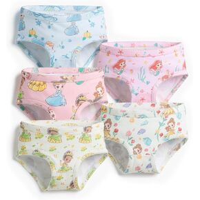 monica + andy Toddler Organic 5-Pack Girl's Underwear Purple Multi, 4-5T in Saudi Arabia