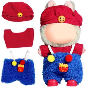 AICase لملابس Lububu/لملابس Lububu، مجموعة ملابس لدمية Lububu مقاس 17 سم، مجموعة من 3 قطع ملابس للقبعات من أجل la-bubu، إكسسوارات ملابس الدمى الأنيقة الرائعة للأولاد والبنات (بدون دمية) _01 in Kuwait