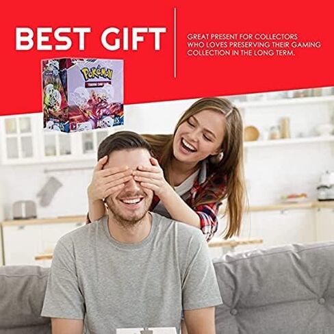 EVORETRO Display Case Protector Compatible with Pokémon TCG Sword & Shield Charizard Ultra Premium Collection Box (Pokemon Collection Box NOT Included) 0.50mm PET Plastic Protector Case in Kuwait