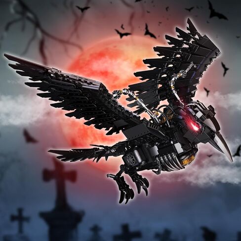 مجموعات لبنة Bat Halloween Bat للبالغين ، متوافقة مع Lego ، 839pcs Bat Model Toy Home and Office Decor in Saudi Arabia