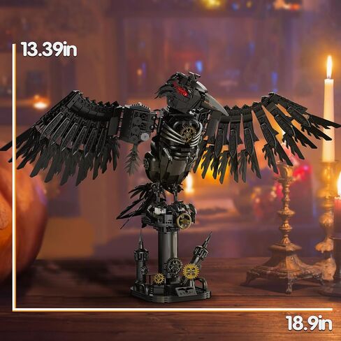 مجموعات لبنة Bat Halloween Bat للبالغين ، متوافقة مع Lego ، 839pcs Bat Model Toy Home and Office Decor in Saudi Arabia