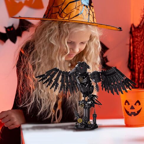 مجموعات لبنة Bat Halloween Bat للبالغين ، متوافقة مع Lego ، 839pcs Bat Model Toy Home and Office Decor in Saudi Arabia