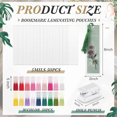 101 PCS DIY Make Making Kit 3 أحجام مرجعية للأكياس البطيخ 5 مل من الأكمام الساخنة الساخنة مع شرابات قوس قزح و puncher تناسب معظم آلات التصفيح الحقيبة in Saudi Arabia