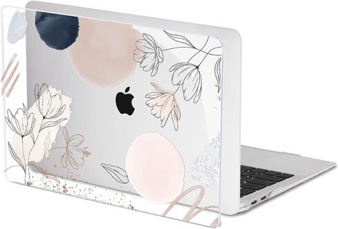 Compatible with MacBook Air 13 inch Case 2022 2021 2020 2019 2018 for Mac A2337 M1 A2179 A1932 Cover Touch ID, Crystal Colorful Lion Plastic Laptop Hard Shell Keyboard Skin Screen Protector in Kuwait