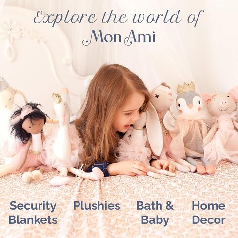 Mon Ami Cute Pink Swan Plush Doll, 20 inches in Saudi Arabia