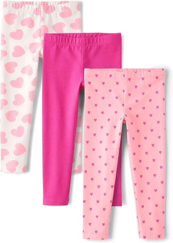 The Children's Place Baby Girls' and Toddler Print Legging, Butterfly/Purple 2-Pack, 3 Years in Kuwait