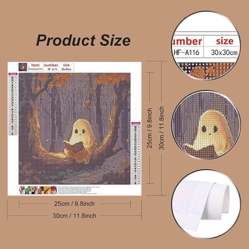 hill froeistung 5D Pumpkin Diamond Art Painting Kits for Adults,Cat,Halloween Diamond dots, Moon DIY Full Drill Diamond Art Painting Set for Home Wall Decor Gifts (12X16 inch) in Saudi Arabia