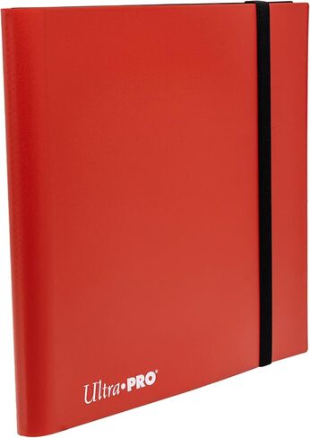 Ultra PRO - Vivid 4-Pocket Zippered PRO-Binder: White - Protect 160 Standard Size Cards In Side Loading Pockets, Protect Valuable Sports Cards & Collectible Trading Cards in Saudi Arabia
