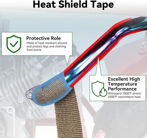 مخرج مركز أنابيب العادم المطورة متوافق مع COLEMAN CT100U CC100X MASSIMO MB100 F-RP GMB100 RASCAL LITE MINI BIKE PREDATOR 79CC 98CC 99CC 3.0HP 154F محرك أجزاء أسود in Kuwait