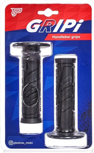 Gripi Handlebar Grips-حقن الألوان الثلاثي (أحمر/أزرق/أبيض) ، مناسب للدراجات الأوساخ ودراجات الـ E-dirt ، مضاد للانزلاق ، قبضة دراجة نارية متينة in Saudi Arabia