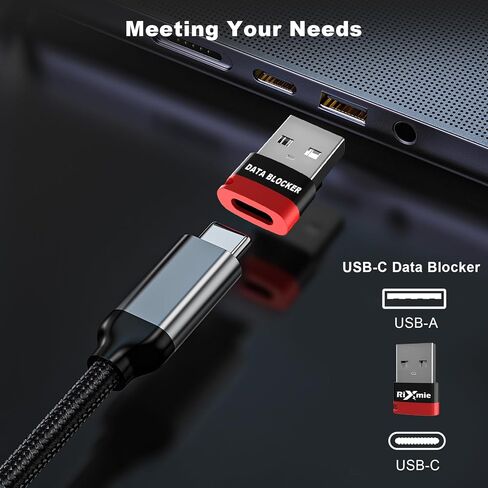 كابل Rixmie 240 وات 20 جيجابت في الثانية لنقل البيانات USB-C إلى USB-C [3.3 قدم]، كابل شحن سريع من النوع C لأجهزة MacBook Pro 2020، iPad Pro 2021، iPad Air 4، Samsung Galaxy S23+/S23 Ultra/S22 Ultra والمزيد in Saudi Arabia