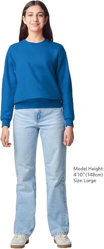 Gildan Unisex Child Fleece Crewneck Sweatshirt, Style G18000B, Royal in Saudi Arabia