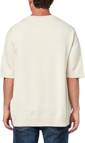 HUGO Men's Short Sleeve Cotton Knit Sweater in Saudi Arabia