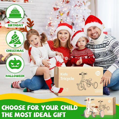 Toddler Balance Bike for 1 2 Year Old, 4 in 1 Tricycle for Toddlers 1-3 in Saudi Arabia