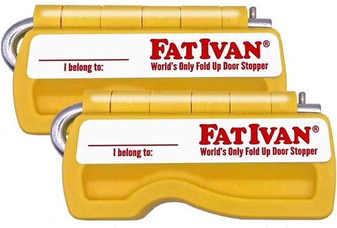 The Original Fat Ivan Fold Up Doorstop Wedge with Magnet Red (Pack of 2) in Kuwait
