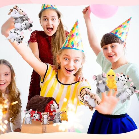 Skylety 7 Pcs European Family Finger Puppets with House Set for Toddlers Christmas Mini Soft Plush Finger Puppet Toys for Kids Boys Girls Story Playtime Role Playing Preschool Learning Birthday Gift in Saudi Arabia