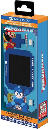 My Arcade Mega Man Pixel Pocket Pro: Officially Licensed Mega Man Video Game, Portable Keychain Arcade in Saudi Arabia