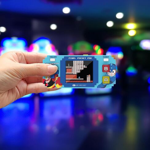 My Arcade Mega Man Pixel Pocket Pro: Officially Licensed Mega Man Video Game, Portable Keychain Arcade in Saudi Arabia