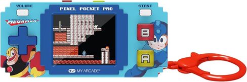 My Arcade Mega Man Pixel Pocket Pro: Officially Licensed Mega Man Video Game, Portable Keychain Arcade in Saudi Arabia