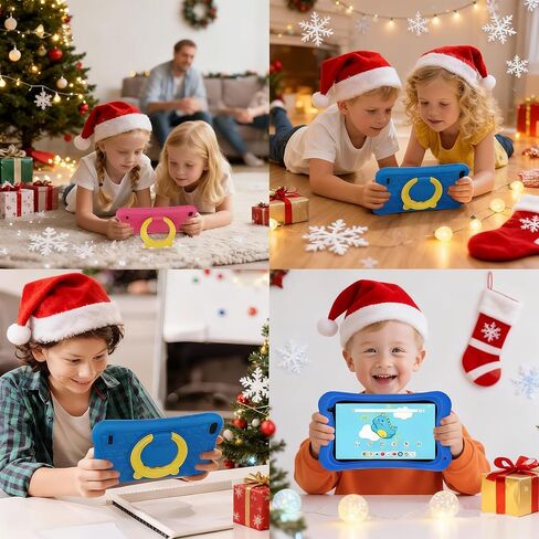 تابلت Digliand Android للأطفال مقاس 7 بوصات، Android 13، معالج رباعي النواة، 4 جيجابايت + 32 جيجابايت، تطبيقات تعليمية مثبتة مسبقًا، كاميرات مزدوجة 2 ميجابكسل + 5 ميجابكسل، بطارية 3000 مللي أمبير في الساعة، حافظة واقية مضادة للصدمات (أزرق) in Kuwait