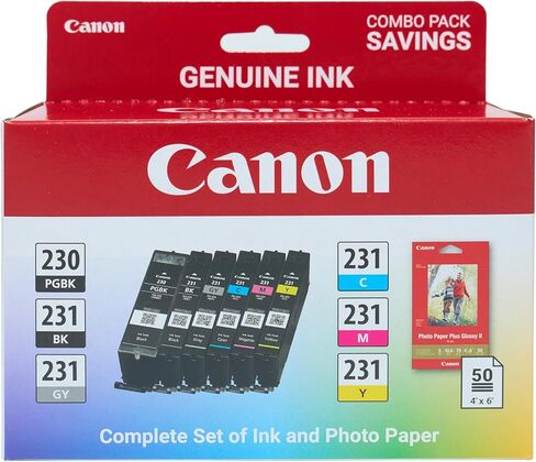 مجموعة حبر Canon PGI-230/CLI-231، متوافقة مع طابعات PIXMA TS8820 اللاسلكية in Saudi Arabia