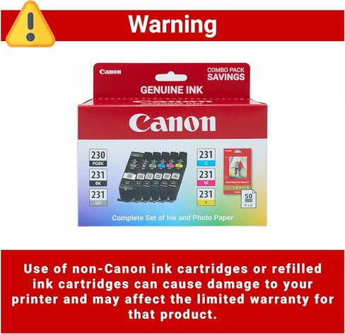 مجموعة حبر Canon PGI-230/CLI-231، متوافقة مع طابعات PIXMA TS8820 اللاسلكية in Saudi Arabia
