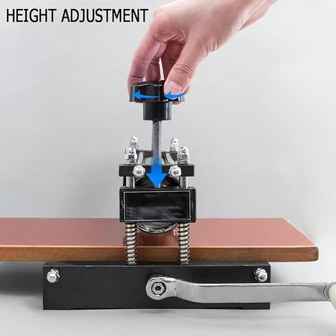 Printmaking Rubbing Machine, Manual Etching Printing Press with Metal Roller, Letterpress Gravure Rubbing Tool with Handle, Print Width 16CM, for Block Monotype Printing and Etching in Saudi Arabia