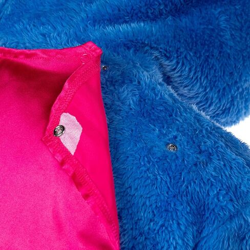 Sesame street character Union Union Suit Kigurumi Hooded 1 قطعة بيجاما للنساء (Cookie Monster ، XX-Small/X-Small) in Kuwait