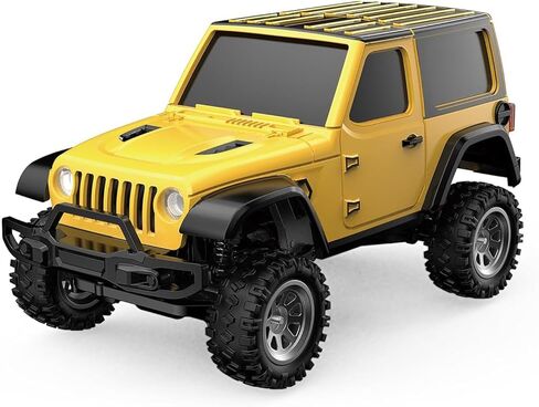 ARRIS 1:36 Mini RC Crawler، سيارة RC للطرق الوعرة 4WD مع جهاز تحكم عن بعد 2.4G وبطارية وأضواء RTR للبالغين هدايا هواية (أزرق) in Kuwait